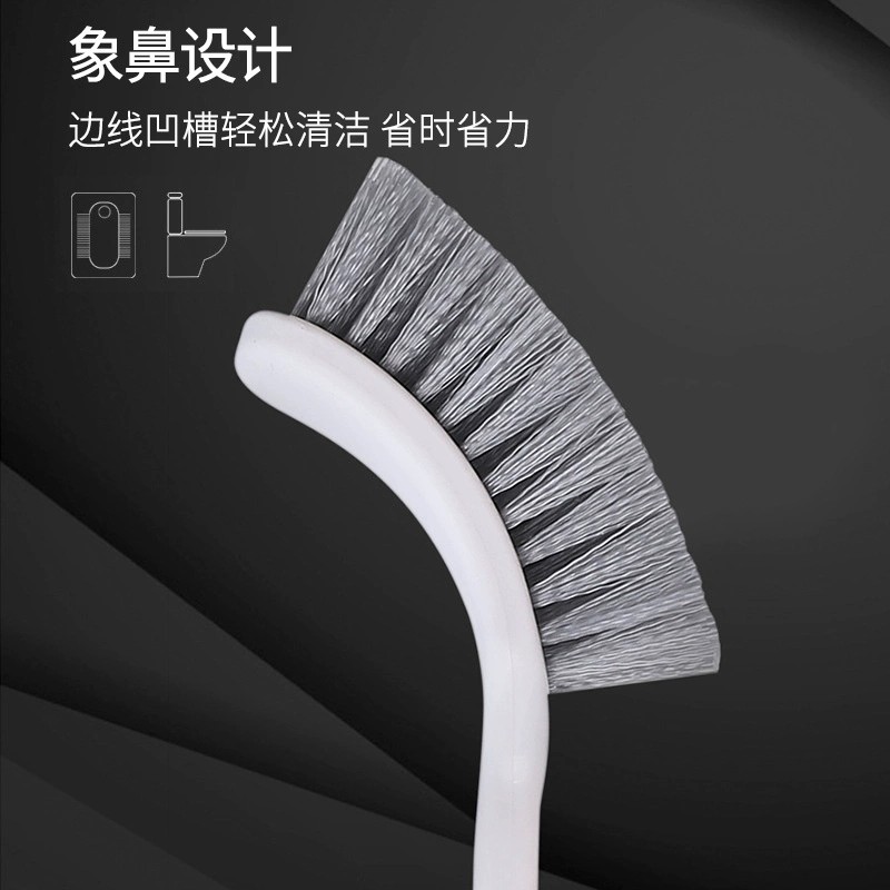 马桶刷洗厕所刷子家用无死角蹲坑清洁刷长柄清洁套装刷卫生间神器高清大图