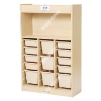 温莎城堡教具盒柜 红色