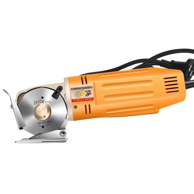 电动圆刀裁剪机裁布机电剪刀裁剪刀古达70型服装剪布小型wd2