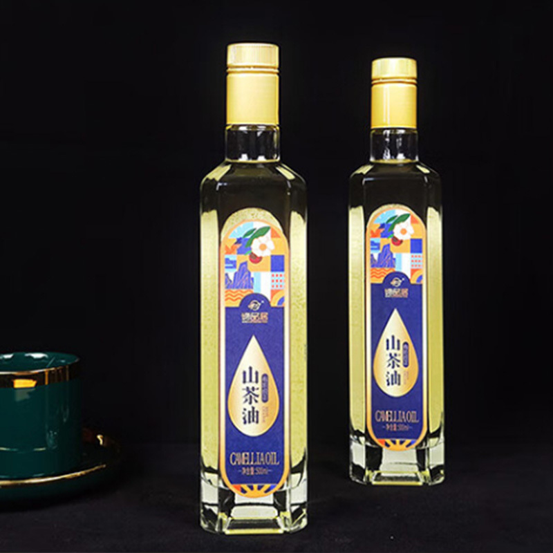 谛品居山茶油低温冷榨感恩油你有机纯正500ml*2瓶高清大图