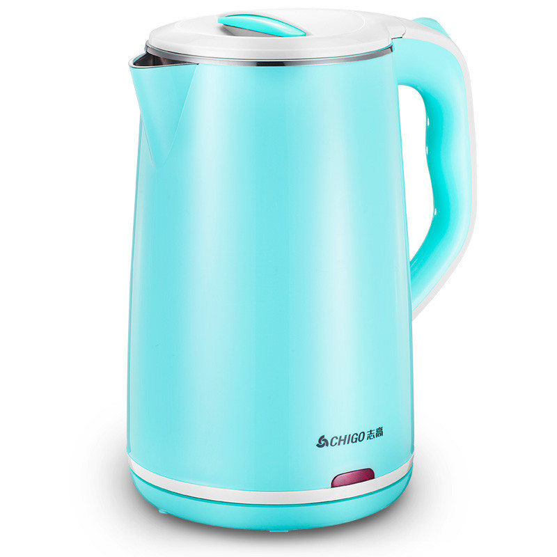 志高(CHIGO)电水壶ZD-1898(FG9) 食品级304不锈钢 1.8L双层防烫家用自动断电热水瓶烧水壶国产温控器