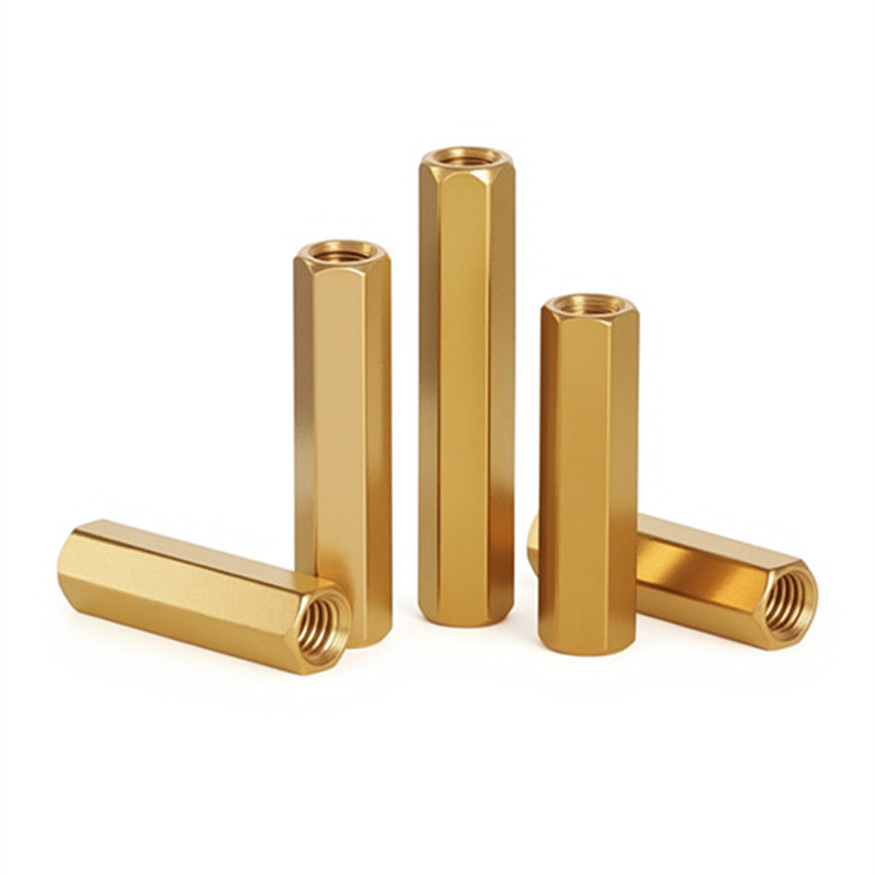 豫亨 双通柱 铜合金螺柱 六角柱 M2*8 [10个装]单位 : 个 质保 : 1个月高清大图
