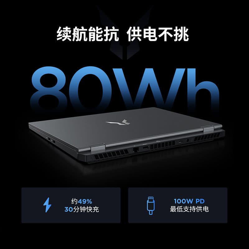 联想(Lenovo)来酷斗战者战7000 游戏本笔记本电脑(锐龙9 8940HX 16G 512G RTX5050 2.5K屏 灰)图片