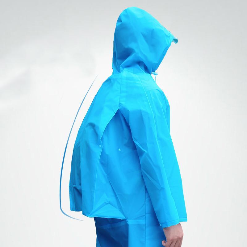 加厚雨衣户外成人男女式雨披登山防水雨衣单人徒步背包款轻便雨衣