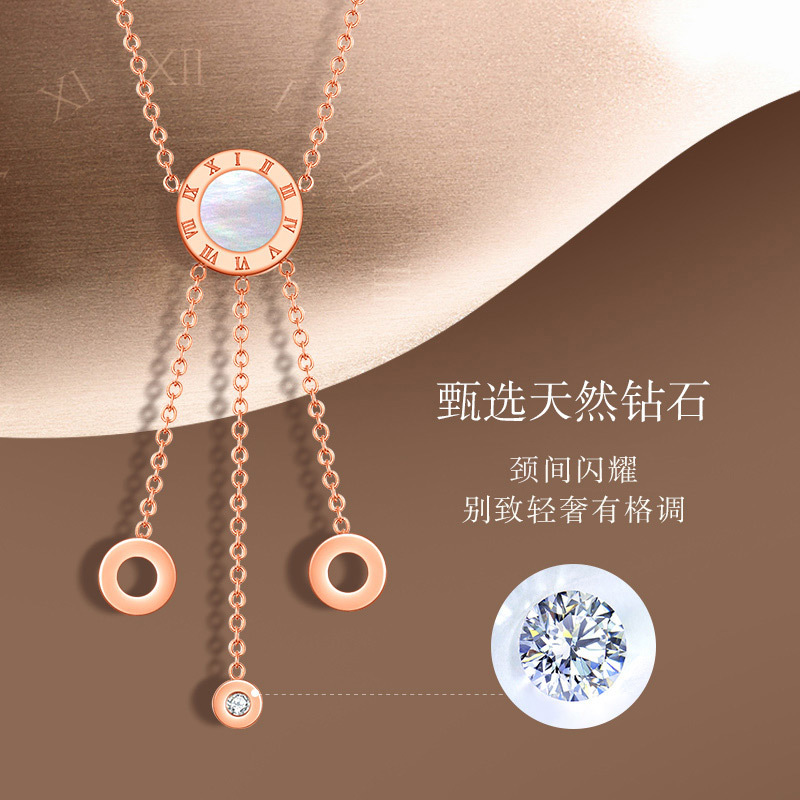 罗马三线吊坠