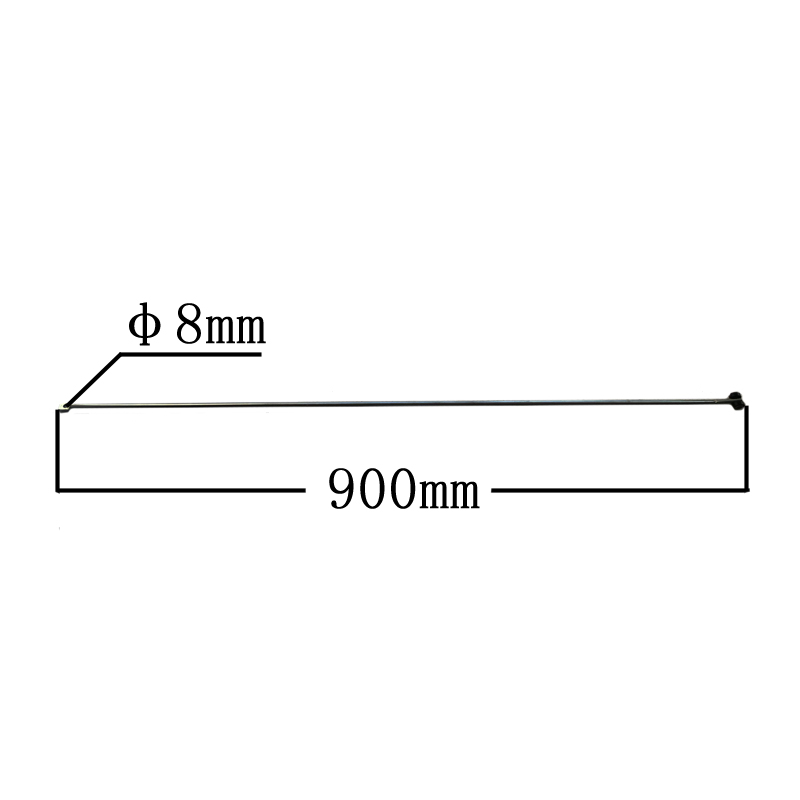 邢鲲不锈钢吊杆(弯头)φ8×900个高清大图