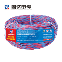 固达电缆 阻燃铜芯双绞线 ZR-RVS 米 米 ZR-RVS-2*1