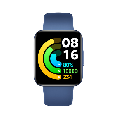 Redmi Watch 2 深空蓝 AMOLED高清大屏 独立卫星定位 117种运动模式 12天超长续航 小米手表 兼容安卓iOS