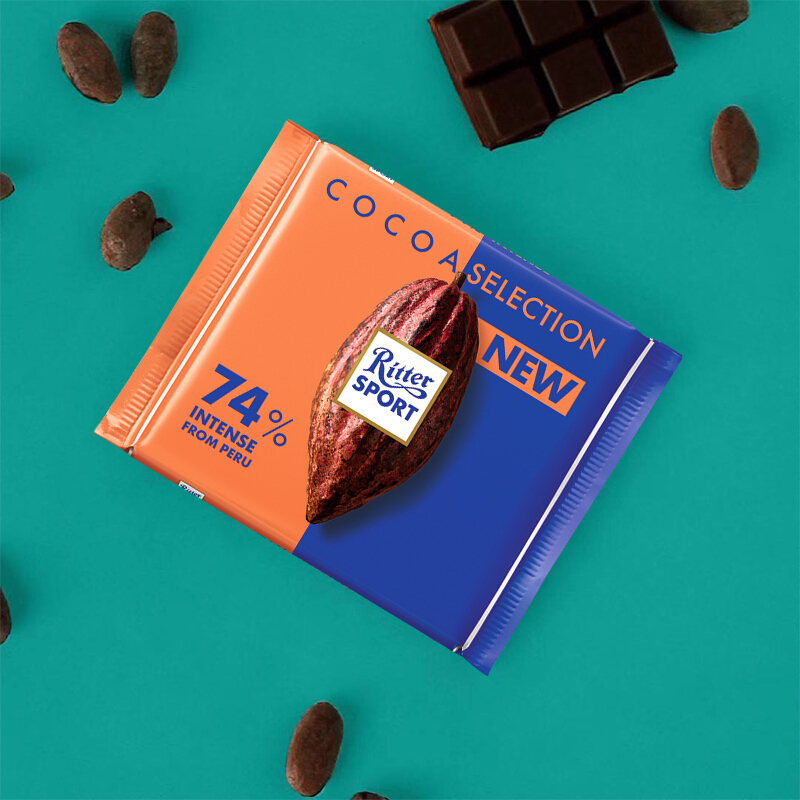 瑞特斯波德秘鲁系列浓醇黑巧克力100g