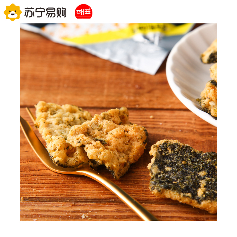 泰国进口 海牌(HAEPYO) 玉米味海苔天妇罗膨化食品40g海味即食海苔郊游休闲零食