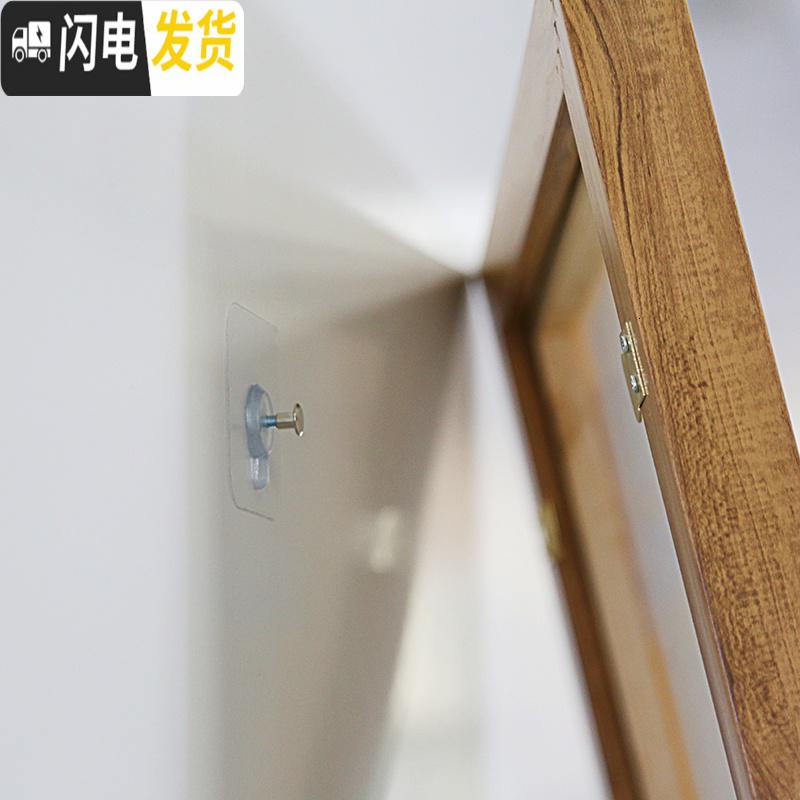 三维工匠装饰画无痕免打孔瓷砖墙面照片相框挂钩墙上强力婚纱粘贴隐形钉子 8个装(优先发货)高清大图
