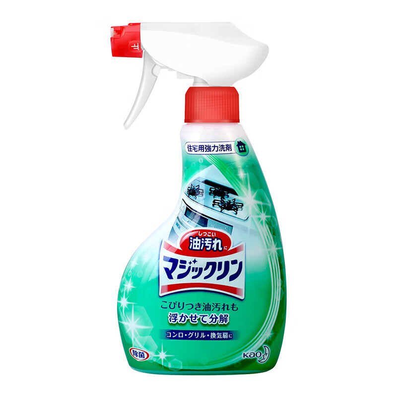 花王(KAO)油烟机清洗剂400ml 厨房清洁剂去重油污油烟净喷雾