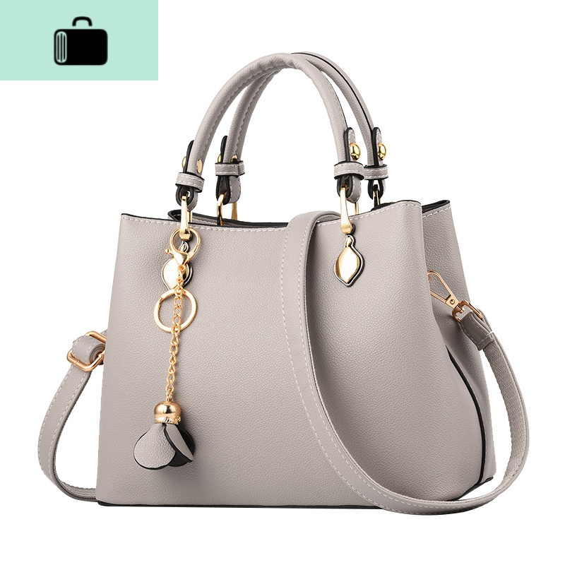 中年女包2020新款时尚百搭皮手提包简约大气妈妈包婆婆斜挎包包new