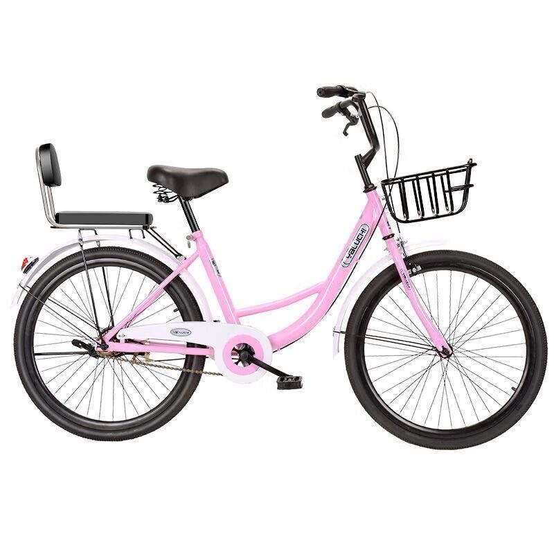 女式轻便成人自行车复古22 24 26寸通勤上班学生单车高清大图