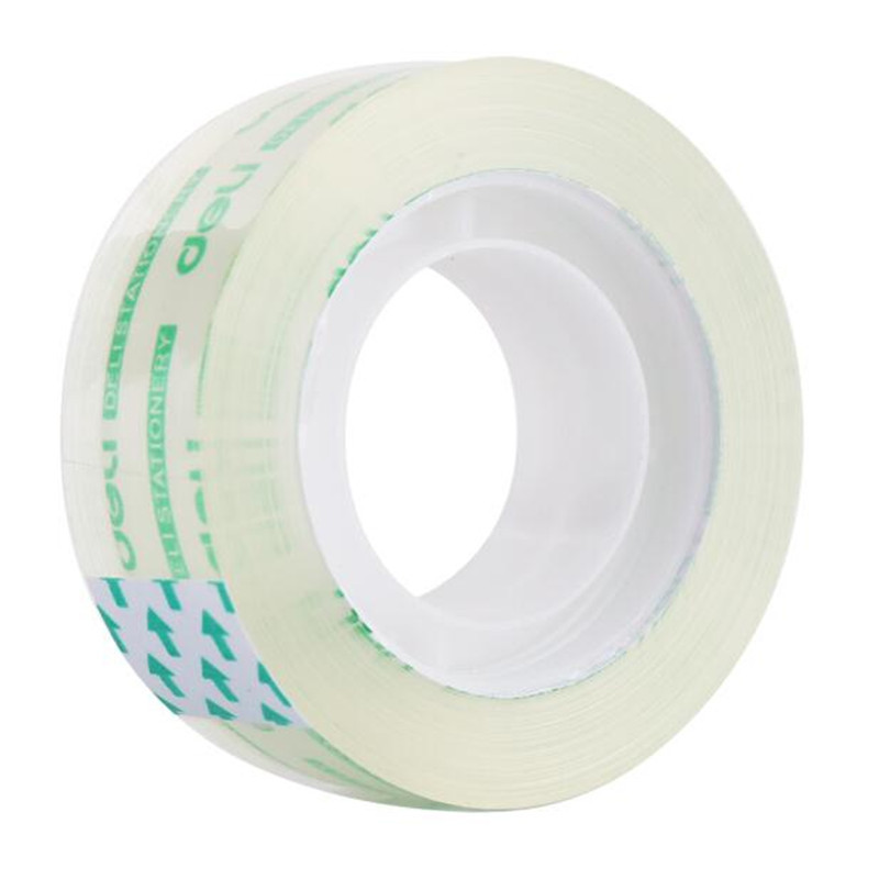 得力(deli) YC 30065 透明文具胶带 18mm*30y) 8卷/筒装