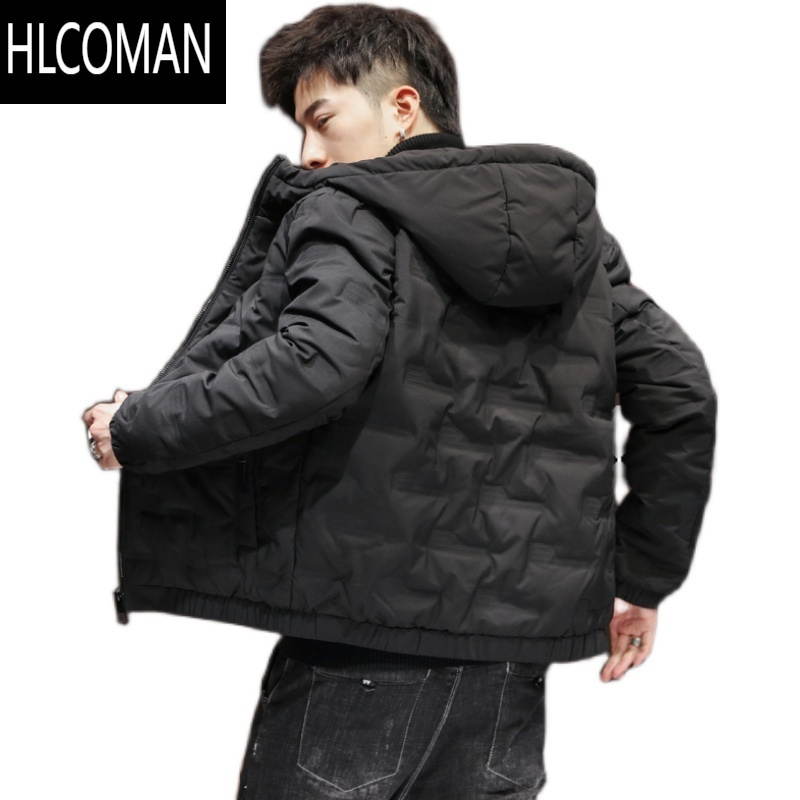 hlcoman羽绒服男士外套2021年新款棉服韩版潮流p暖加厚潮牌棉衣男