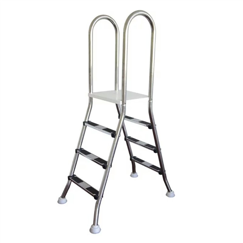 盛卓基304不锈钢人字梯