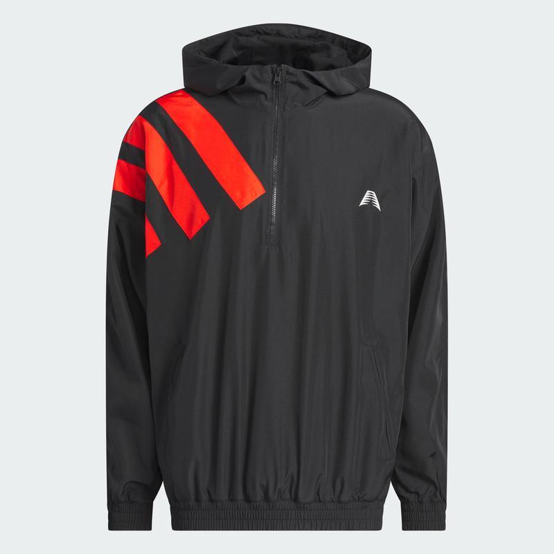 阿迪达斯(adidas)运动夹克男款防风透气速干跑步训练户外修身棒球