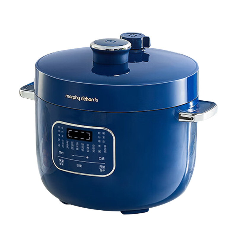 摩飞电压力锅2.5L迷你珐琅釉釜煲电高压锅轻奢蓝MR8701