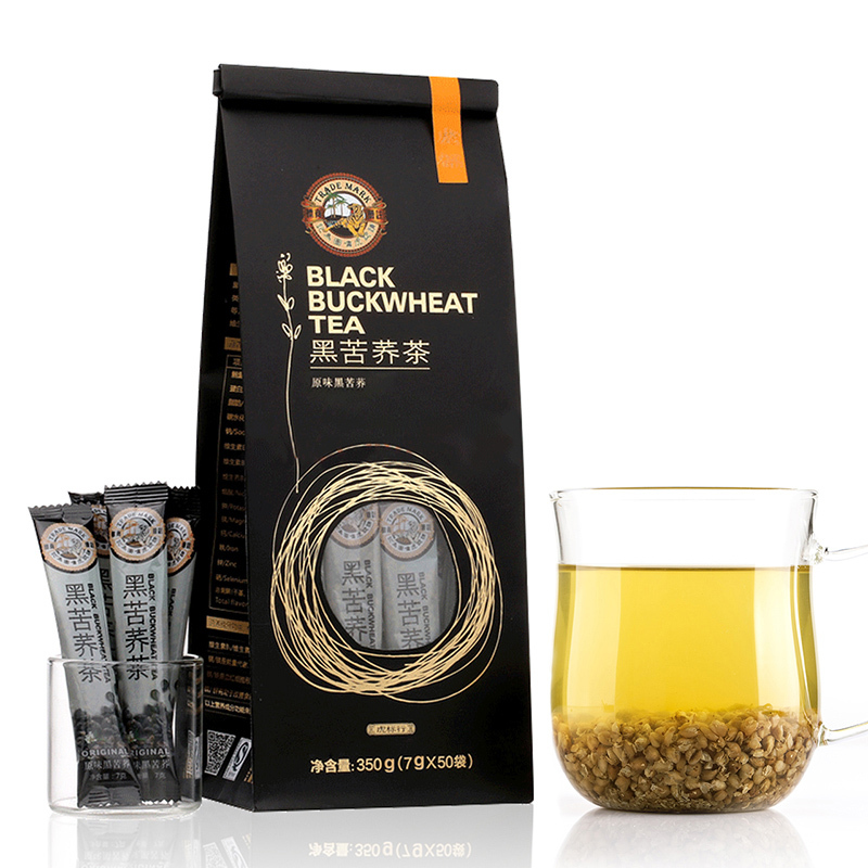 虎标(TigerMark) 全胚芽全颗粒 黑苦荞茶350g/袋