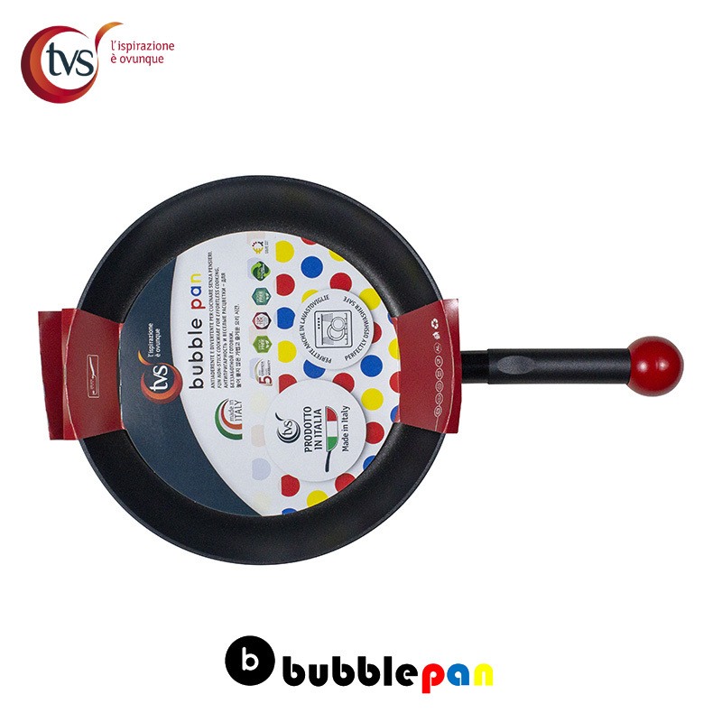 TVS意大利进口锅具煎锅平底锅bubble pan纪念款不粘锅28cm燃气炉适用
