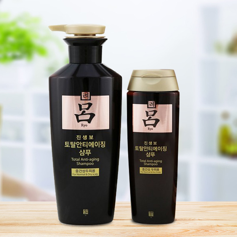 Ryo吕 黑吕 臻参焕活御时生机 洗发水套装(400ml+180ml) 修护柔顺
