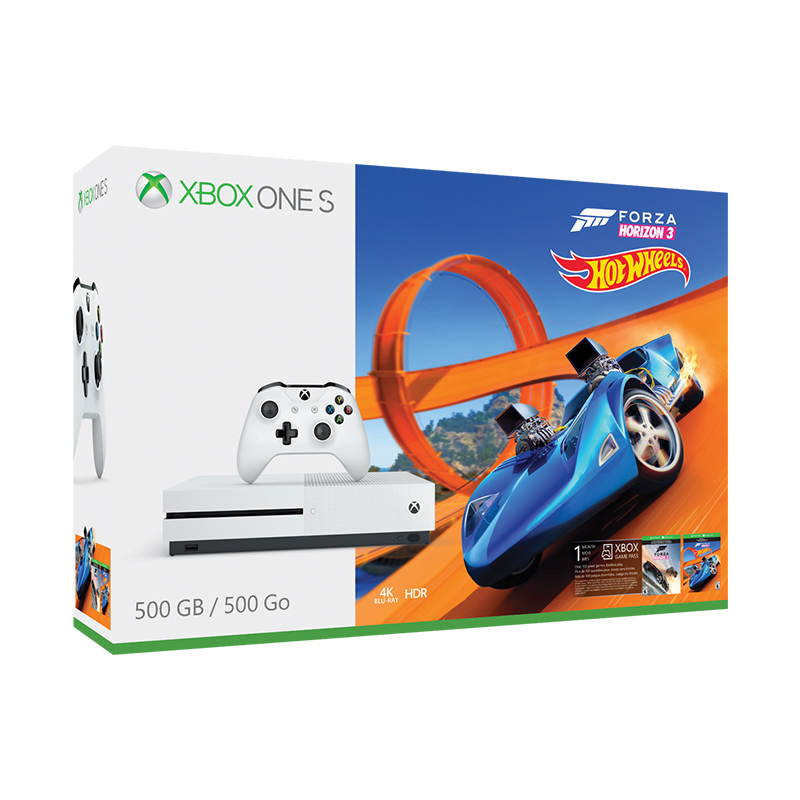 Xbox One S Forza Horizon 3 Hot Wheels 主機套裝 (500GB)