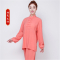 太极服女飘逸棉麻亚麻女装太极拳练功服夏季服装薄款短袖