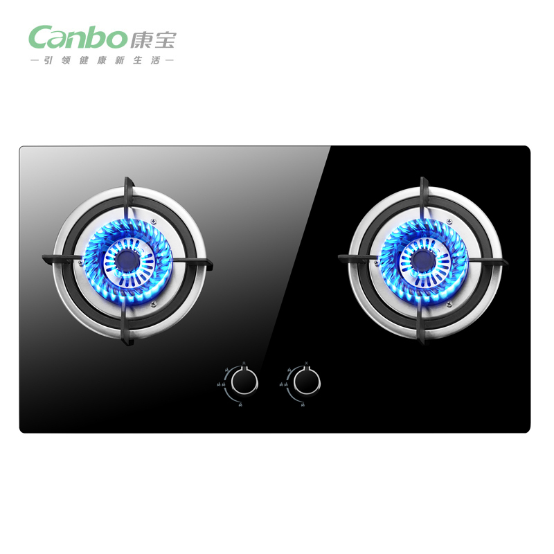 康宝(canbo) BE18 +2QL360B(天然气) 抽油烟机 侧吸欧式燃气灶具套餐 烟灶套装