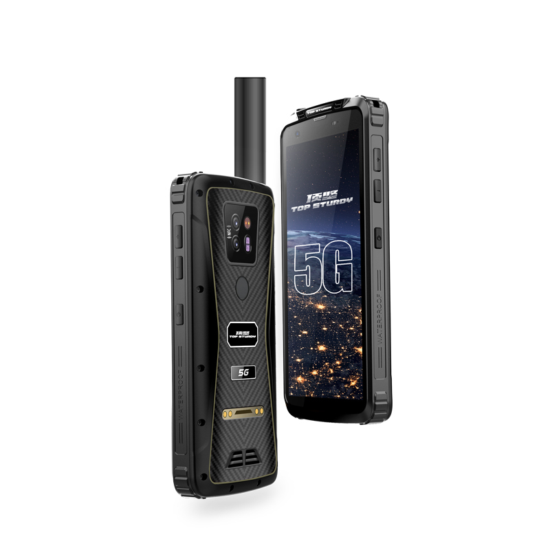顶坚V2 Pro智能三防手机单北斗定位手持对讲终端5G全网通DMR硬件对讲NFC铁路机场扫描巡 公网对讲版