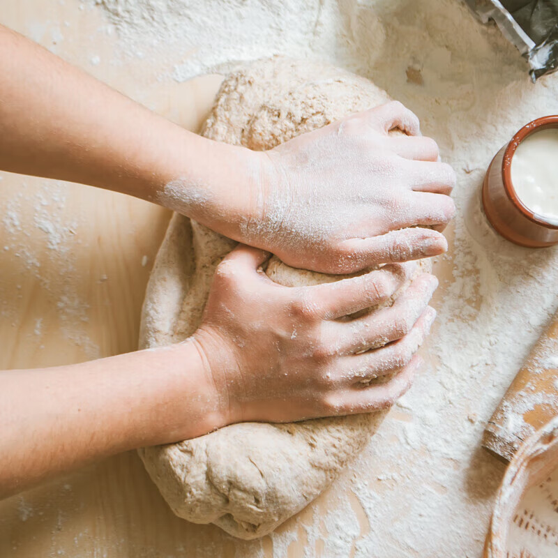 五得利 家用优质营养白面馒头通用粉 澳麦七A小麦粉十斤高清大图