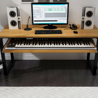 简约经济琴桌电钢琴录音棚工作台音乐工作桌编曲工作调音台桌子