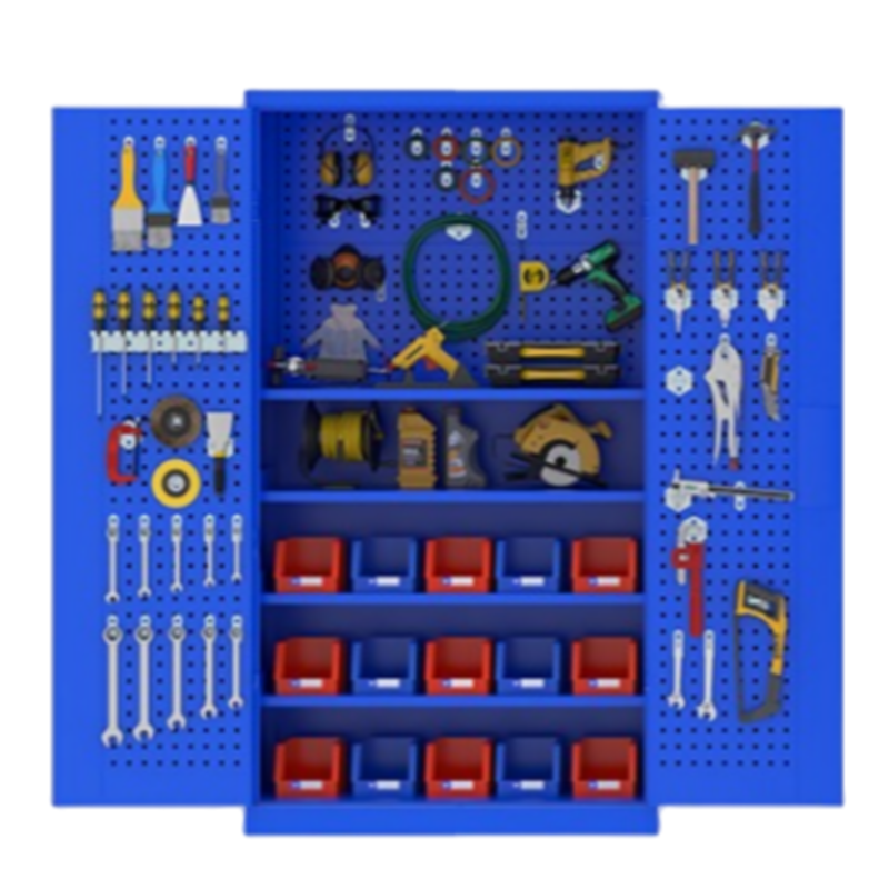 智叶舟重型工具柜四板带网1000*500*1800mm台高清大图