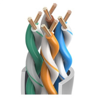 普联(TP-LINK)超五类千兆网线30米网络连接线 工程家用光纤线 电脑宽带监控非屏蔽8芯双绞成品跳线EC5e-30