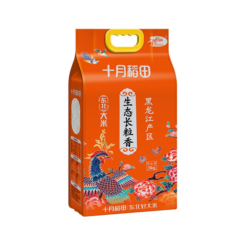 十月稻田 凤凰系列 生态长粒香米 5kg高清大图