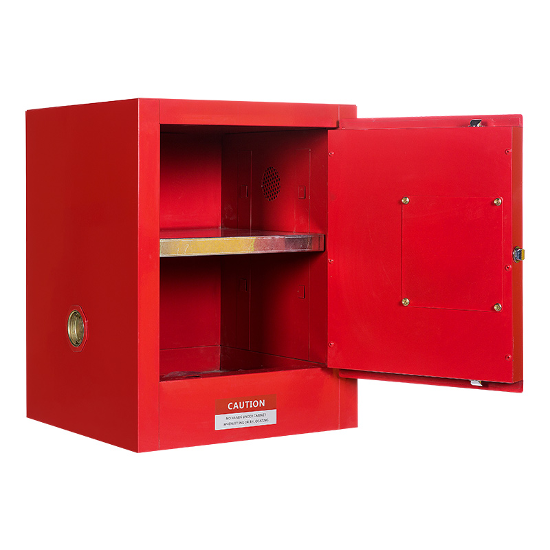 臻远zyaqg-r4工业安全柜防爆柜化学品实验柜可燃液体存储柜 4加仑红色高清大图