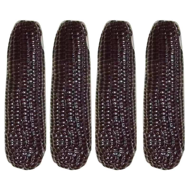 [西沛生鲜]新鲜黑糯玉米 大棒 3根装 单根220-300g 黏玉米甜糯玉米袋装高清大图