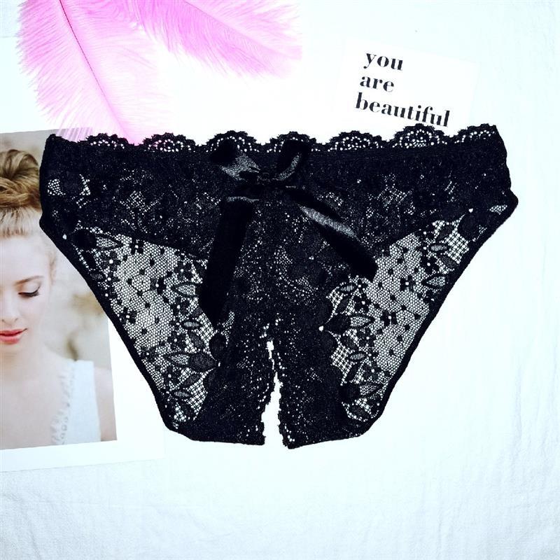 性感蕾丝情趣开档有破洞免脱丁字内裤真人透明女火辣三角开洞开口报价 参数 图片 视频 怎么样 问答 苏宁易购