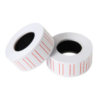 得力 3210 通用单排标价纸 价格标签纸 21.5×12mm10卷/筒