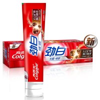 高露洁火山泥牙膏120g(新)四支装+适齿牙刷四支