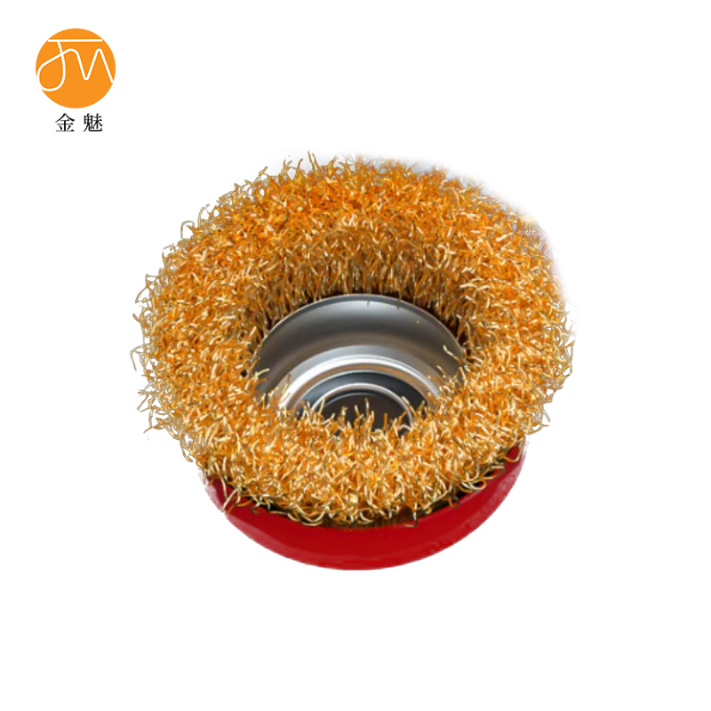 金魅 钢丝刷头 100型 孔16mm 个高清大图