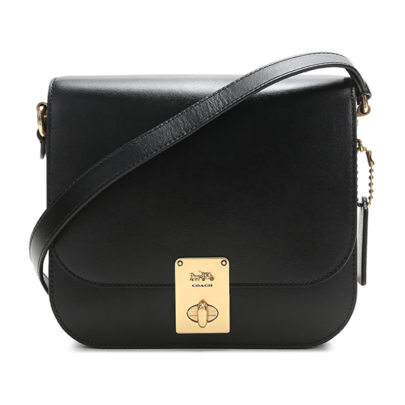 coach 蔻驰 女士hutton系列皮革哈顿小方包单肩斜挎包 610
