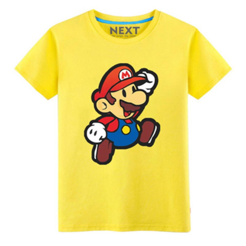 儿童夏装女休闲运费红色衣服女童全棉半袖体恤衫小童中童大童夏天汗衫