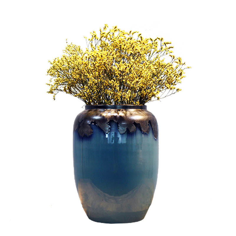 新中式陶瓷花瓶摆件客厅插花大号落地景德镇简约现代北欧家居轻奢