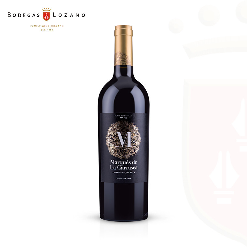 LOZANO洛萨诺酒庄西班牙原瓶进口DO级干红黑玛卡葡萄酒干型红酒750ml*1瓶装