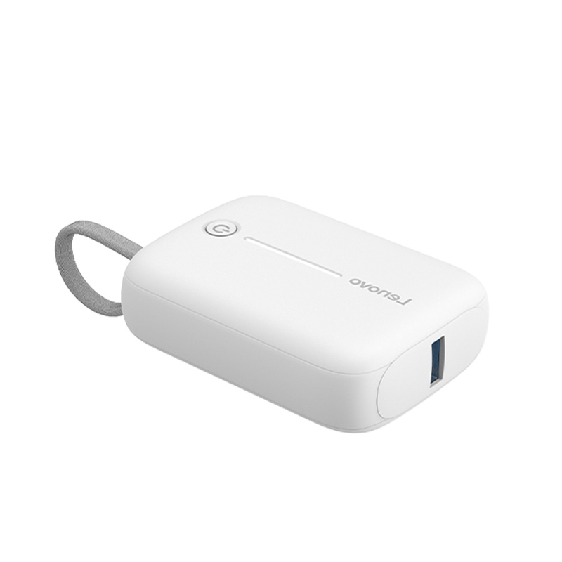 联想(Lenovo)LD220-10 充电宝自带线10000毫安22.5W快充 白色高清大图