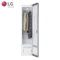 LG S3WF韩国进口衣物护理机蒸汽轻柔烘干 衣物塑形除褶皱 衣物熏香 裤线整理 白色