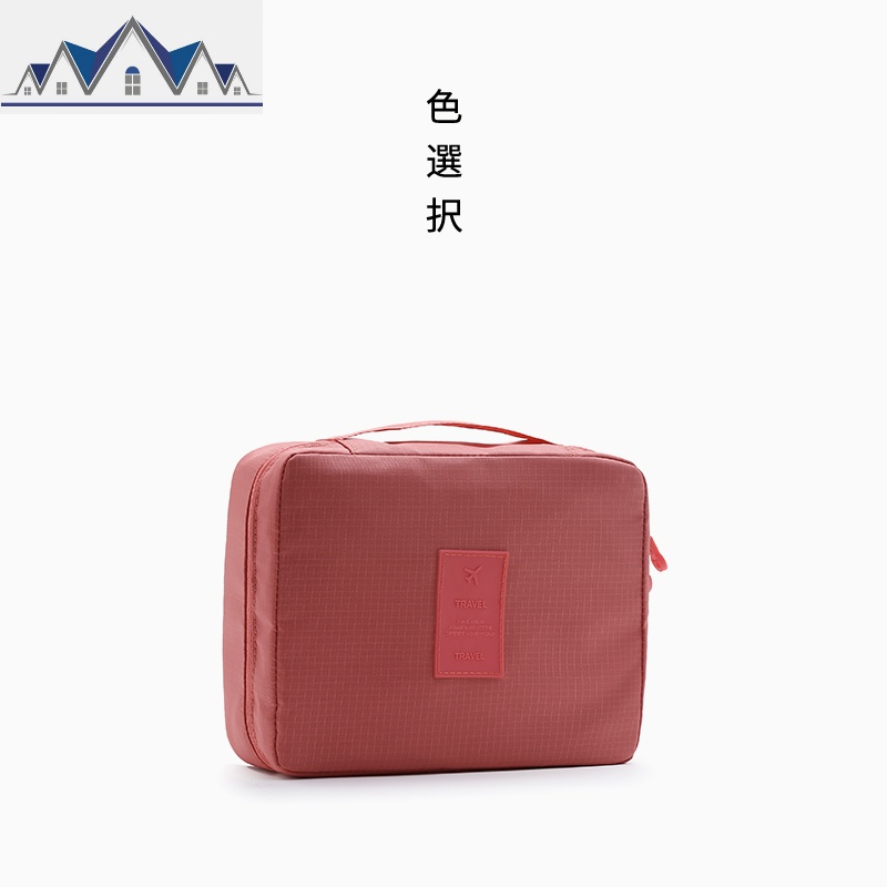 旅行出差防水洗漱包男户外旅游用品便携整理收纳袋大容量化妆包女_36_650 西瓜红不带挂钩