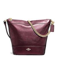 [直营]蔻驰(COACH)PAXTON系列真皮/涂层帆布 女士拉链款单肩包斜挎包小号流浪包 女包