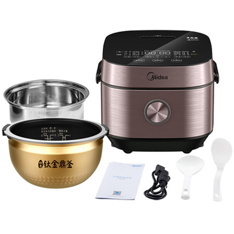 美的(Midea) 电饭煲MB-DHZ4002XM 加厚钛金鼎釜4L电饭锅(NY)